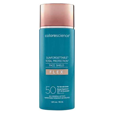 Colorescience Sunforgettable® Total Protection™ Face Shield Flex Fair SPF 50 - Сонцезахисний крем для обличчя 